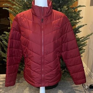 The North Face Women's Deep Red Puffer Jacket
